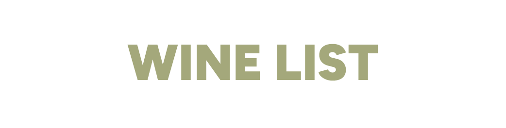 Wine Menu